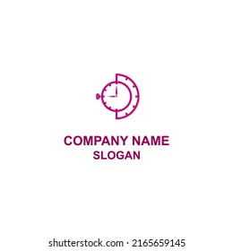 Letra O y D inicial, logotipo de la tienda de joyería y vigilancia.