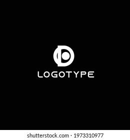 O D Letter Logo Monogram Design Element Template