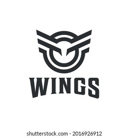 O design combined with wings