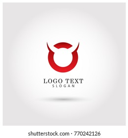 O Evil Symbol & Icon Logo Vector Template