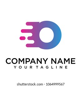 o fast letter logo