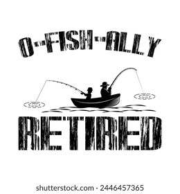 O Fish ALLY retired vector shirt design