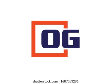 O G Initial Letter Logo design vector template, Graphic Alphabet Symbol for Corporate Business Identity