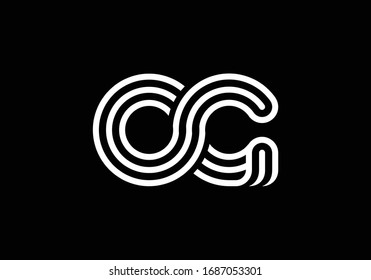 O G Initial Letter Logo design vector template, Graphic Alphabet Symbol for Corporate Business Identity