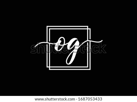 O G Initial Letter Logo design vector template, Graphic Alphabet Symbol for Corporate Business Identity