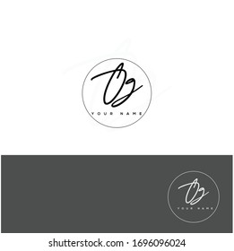  O G OG Initial Brief Handschrift und Unterschrift Logo.	
