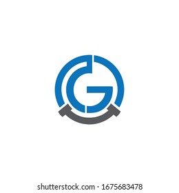 O G OG Logo Smile and Simple And Modern