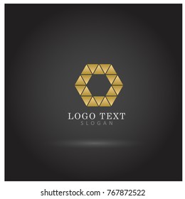 O Geometric Vector Logo Icon Template