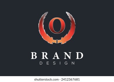 O gradient colorful design template