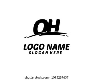 O H Initial logo