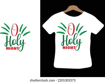 O Holy Night svg design