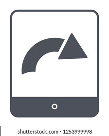 o icon vector on white background, o trendy filled icons from Geometry collection, o simple element illustration