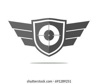 O Initial badge team template vector