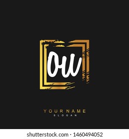 O Initial beauty floral logo template