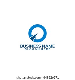 O initial business logo, Circle Business Logo Template designs