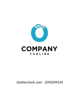 Un logo que combina formas genéticas con la letra 