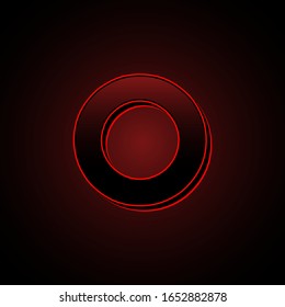 O Diseño gráfico moderno Futurista moderno oscuro negro luz roja moderno EPS10