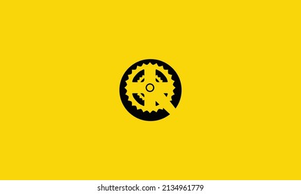 O initial letter Logo abstract design vector template Negative space style.