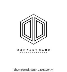 O O initial letter, modern logo design template vector