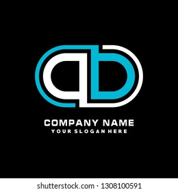 O O initial letter, modern logo design template vector