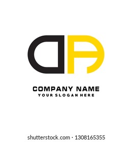 O A initial letter, modern logo design template vector