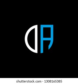O A initial letter, modern logo design template vector