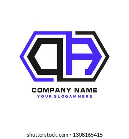 O A initial letter, modern logo design template vector