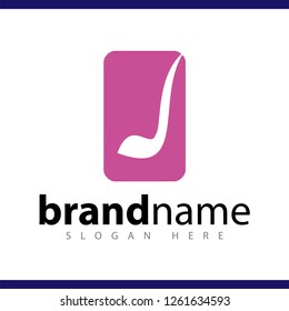 o initial letter with tick logo vector template