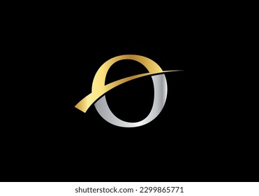 O initial logo letter design