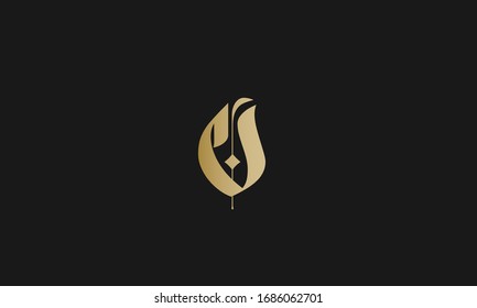 o  initial Unique Minimal Style based logo monogram typography