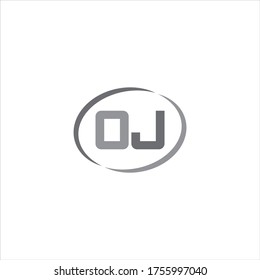 O J letter logo abstract design