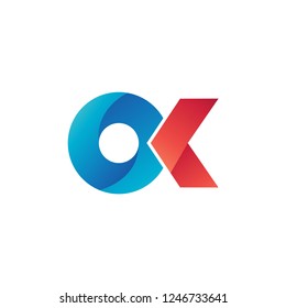 O And K Logo Vector