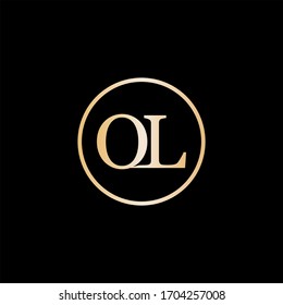 O L letter logo template design