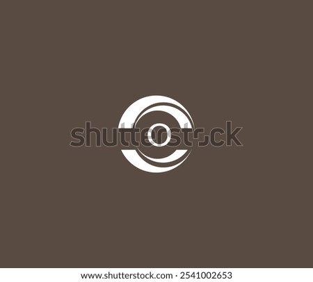 O latter logo desing and vector
