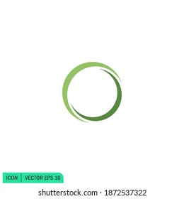 o letter concept logo template vector simple design element
