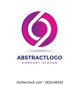 O Letter Creative Logo Design Vector with Vibrant Colorful Shapes.  number 0 modern logo unique icon design template elements.