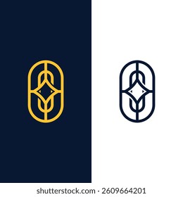 O letter design modern style creative golden wordmark design typography illustration, O spa logo, O floral ,O line logo