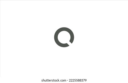 O LETTER GREY LOGO VEKTÖR