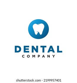 O Letter Initial Dental modern Logo Vector template creative unique icon inspiration