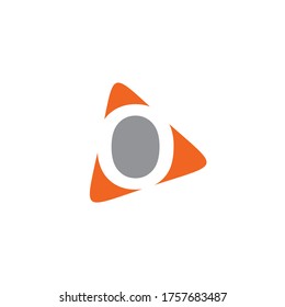 O letter initial icon logo design vector template