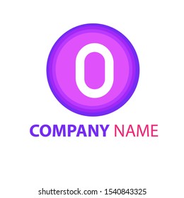 O Letter Initial Logo Design Template