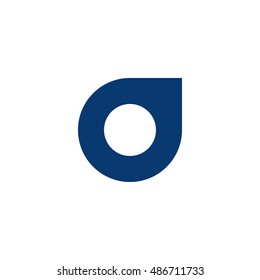 o Letter initial logo design