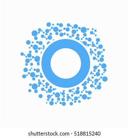 O letter initial logo design
