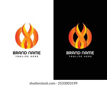 O Letter Leaf aroplane logo Design