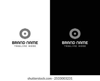 O Letter Leaf aroplane logo Design