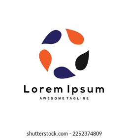 O letter leaf logo design