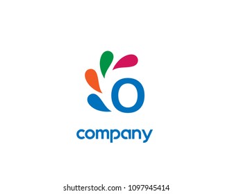 O letter logo