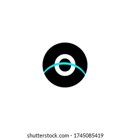 O letter logo abstract design