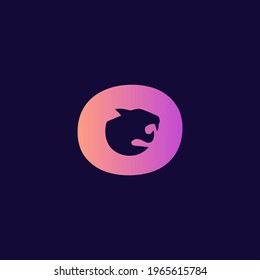 O letter logo with blue background. O letter design. O letter icon. O.