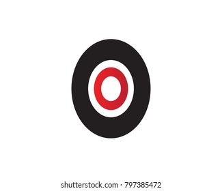 O letter logo business vector icon